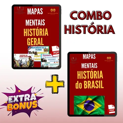 Combo Mapas Mentais De Hist Ria Marina Moura Concursos P Blicos